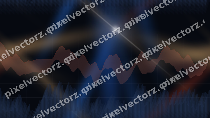 Nahtloser Neon Diagramm Hintergrund in Blau und Rot