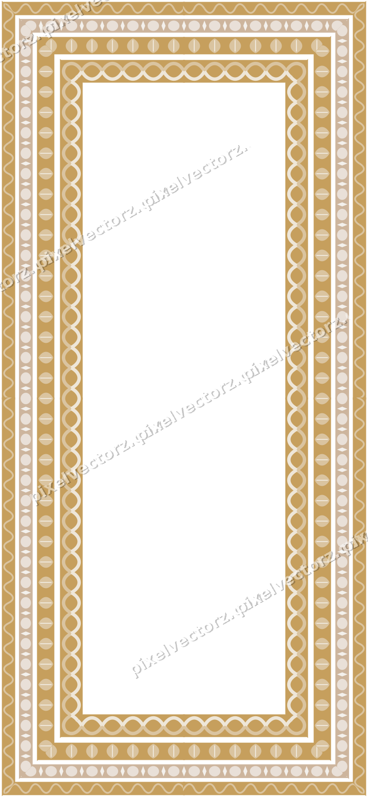 Decorative picture frame border in amber with egg and dart