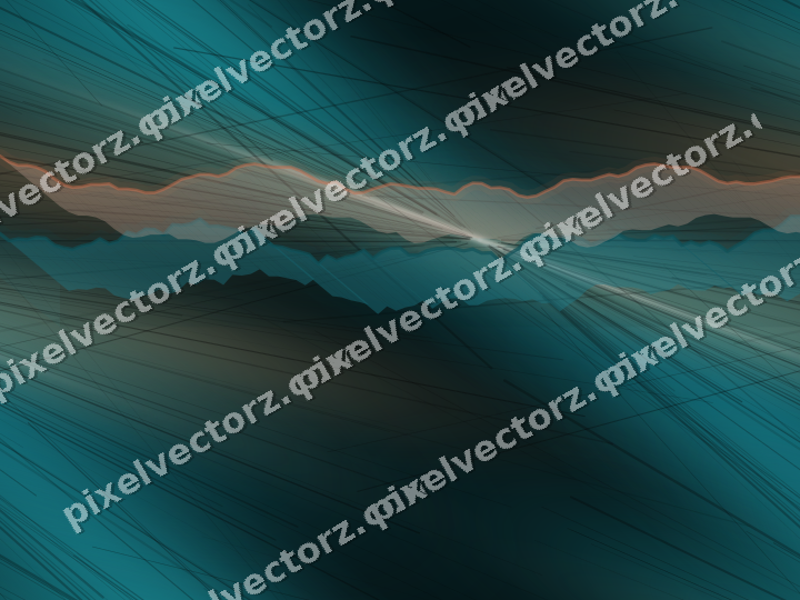 Nahtloser Neon Diagramm Hintergrund in Petrol und Orange