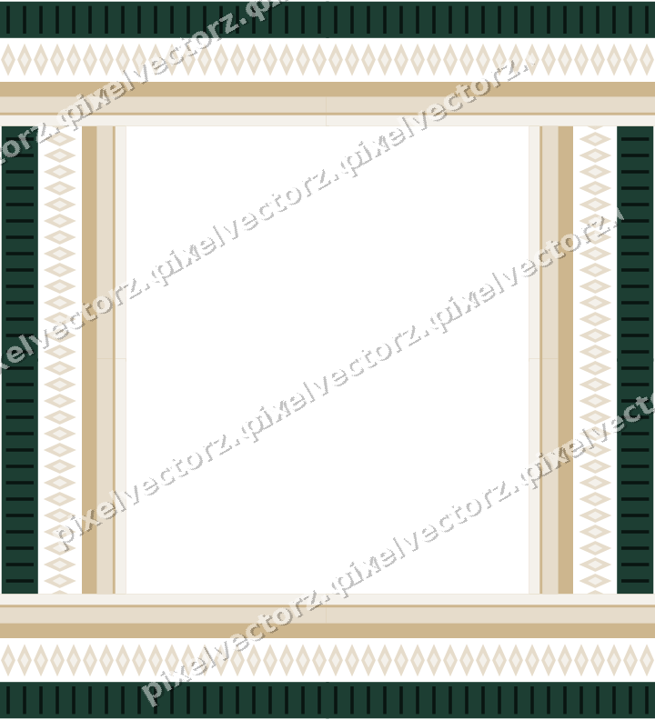Decorative picture frame border in dark red with diamond band