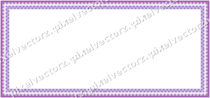 Decorative picture frame border in purple and blue with scale band