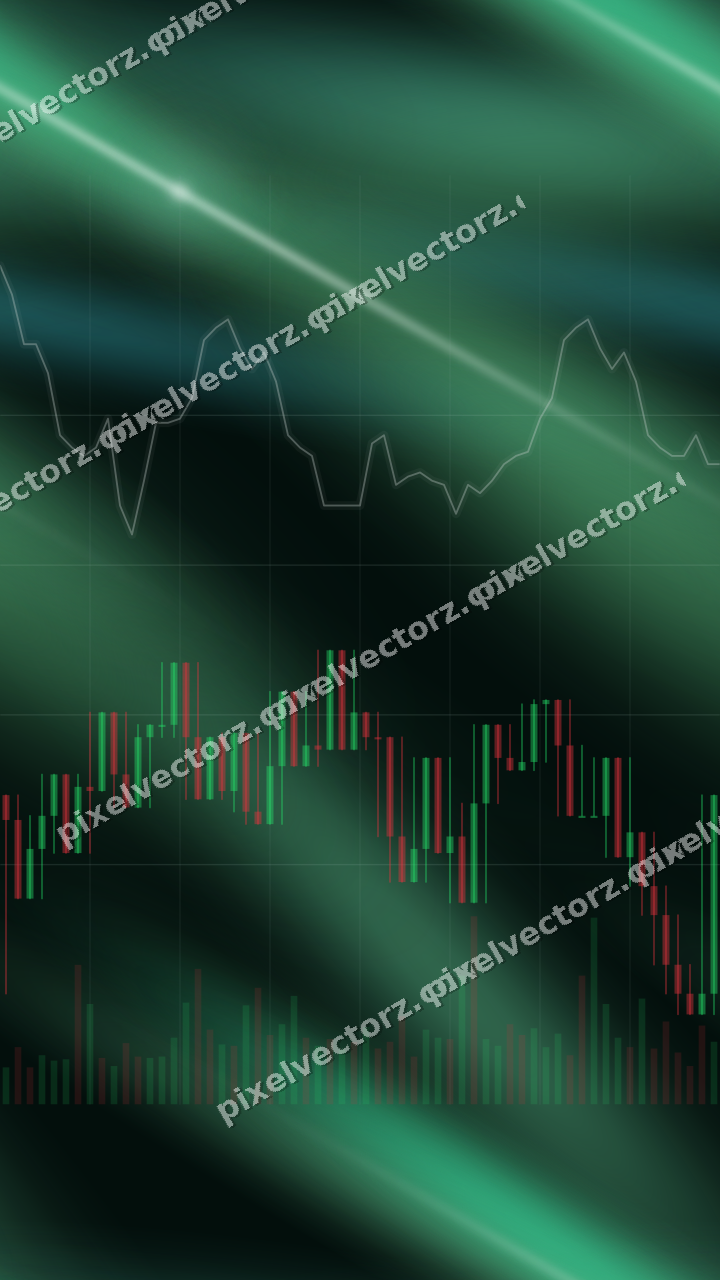 Nahtloser Neon Diagramm Hintergrund in Grün und Petrol