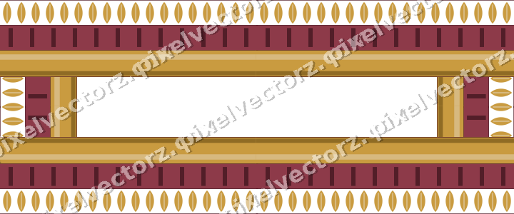 Decorative picture frame border in dark pink with leaf moulding