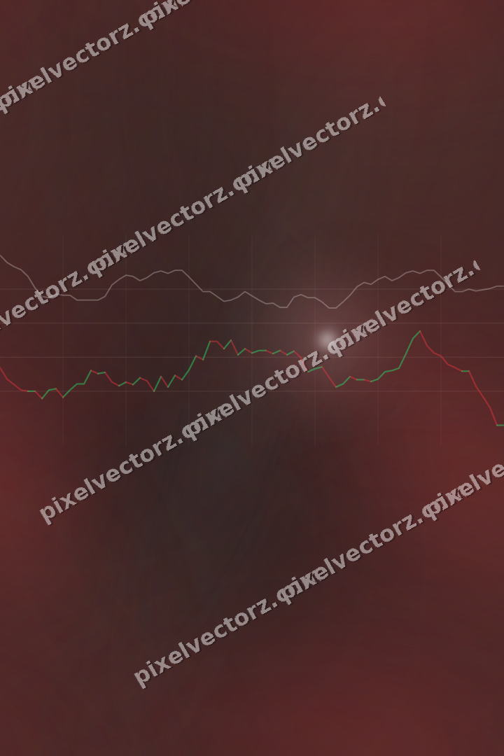 Nahtloser Neon Diagramm Hintergrund in Rot und Blassbernstein