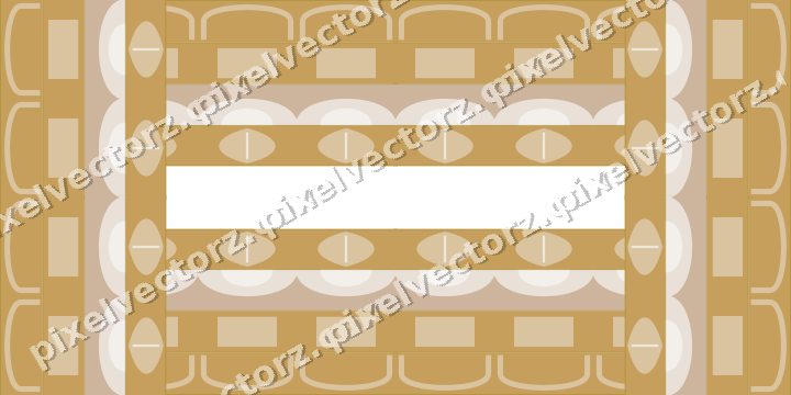 Decorative picture frame border in amber with scale band