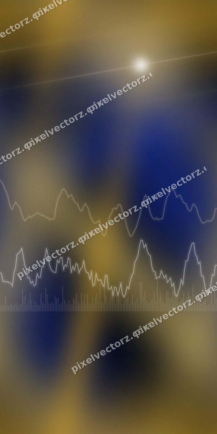 Nahtloser Neon Diagramm Hintergrund in Bernstein und Blau