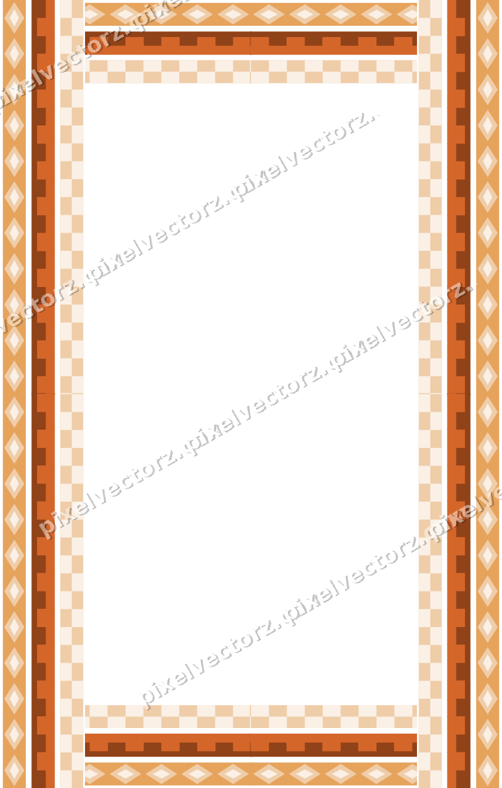 Decorative picture frame border in dark blue with diamond band