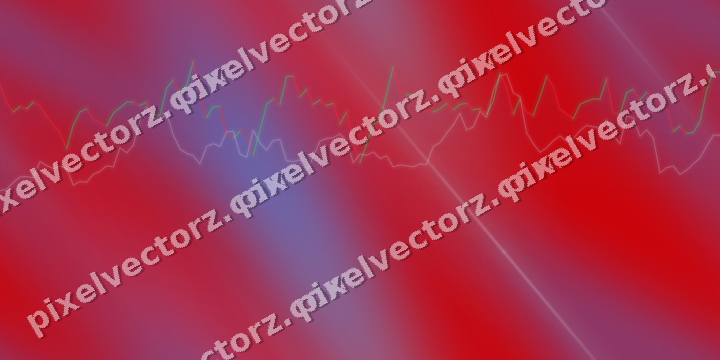 Nahtloser Neon Diagramm Hintergrund in Blau und Rot