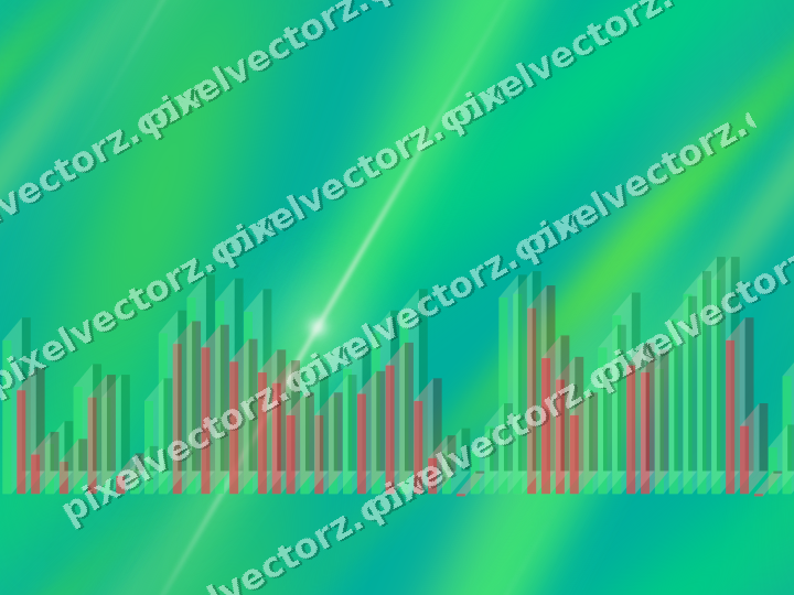 Nahtloser Neon Diagramm Hintergrund in Grün und Limette