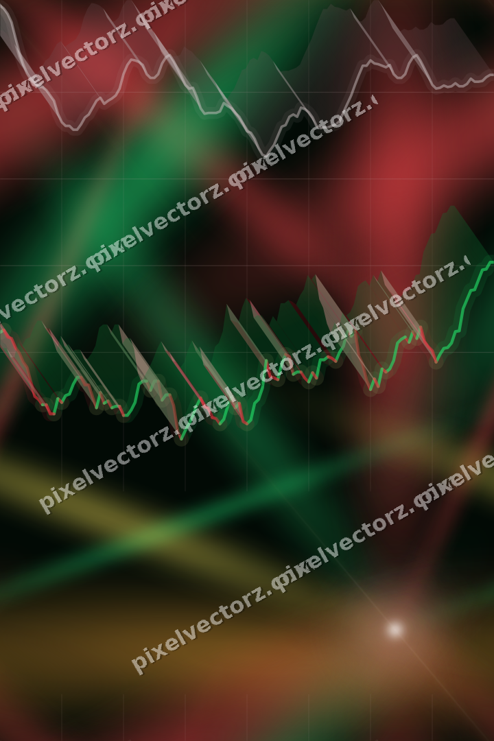 Nahtloser Neon Diagramm Hintergrund in Rot und Orange