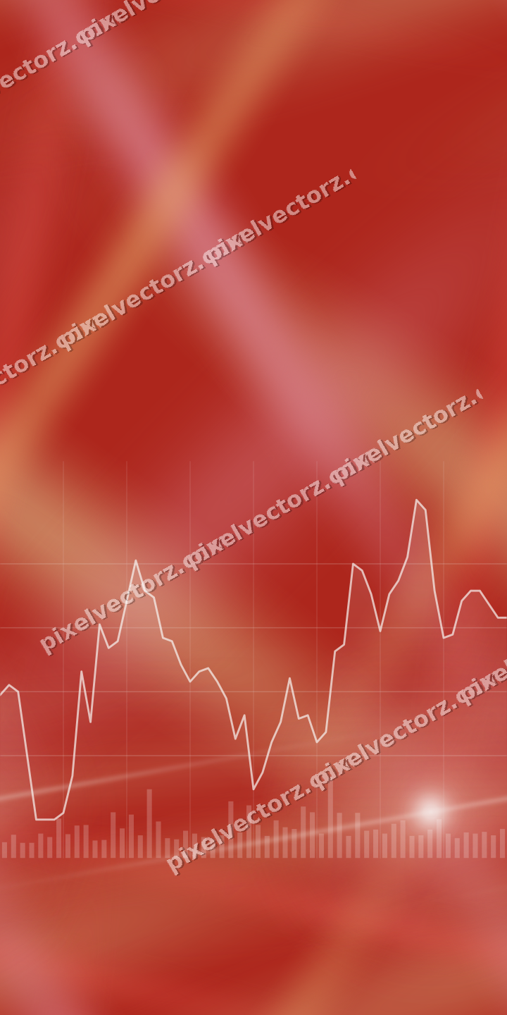 Nahtloser Neon Diagramm Hintergrund in Rot und Orange