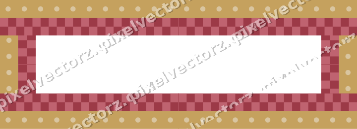 Decorative picture frame border in dark pink and red with dot row