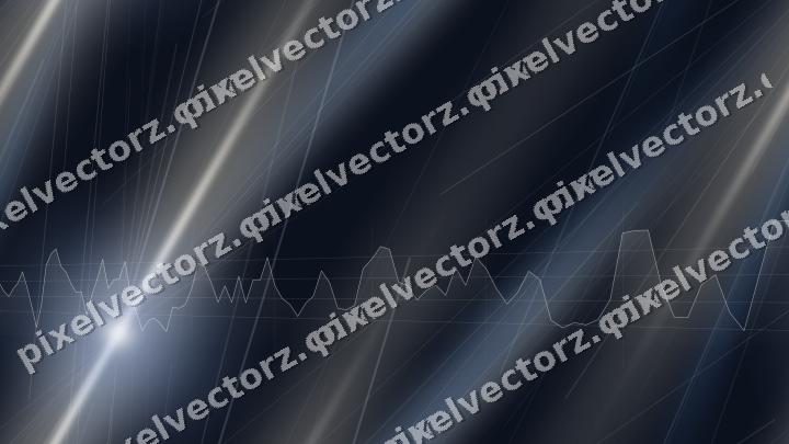 Nahtloser Neon Diagramm Hintergrund in Dunkelblau und Bernstein