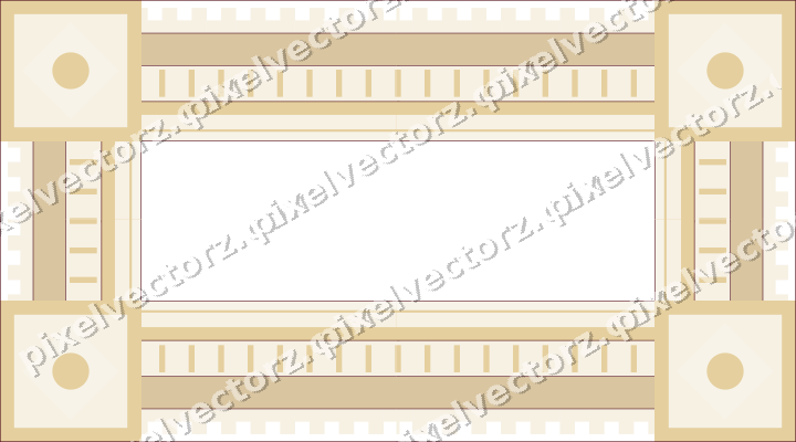 Decorative picture frame border in dark pink and red with step band