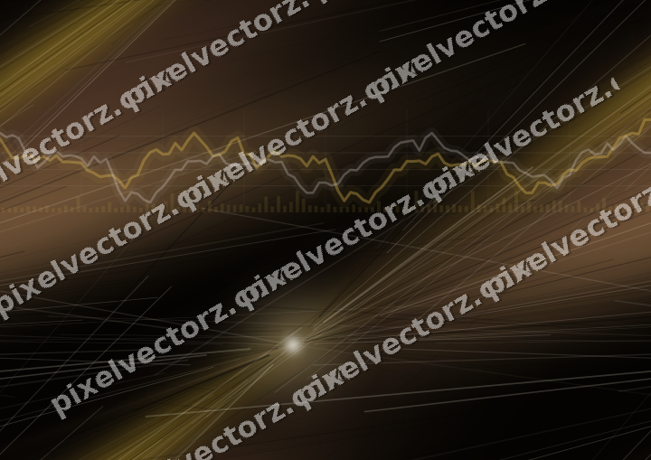 Nahtloser Neon Diagramm Hintergrund in Bernstein und Orange