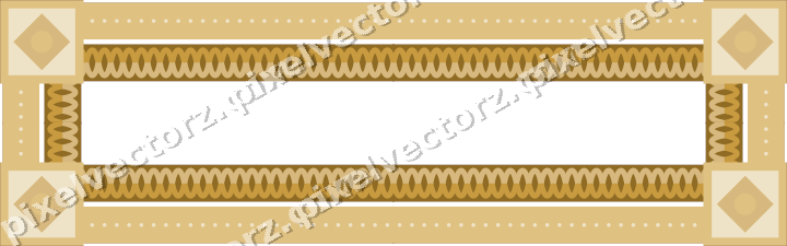 Decorative picture frame border in dark pink and amber with dot row
