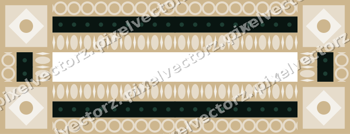Decorative picture frame border in dark red with ring chain