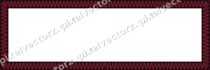 Decorative picture frame border in dark pink and red with wave band
