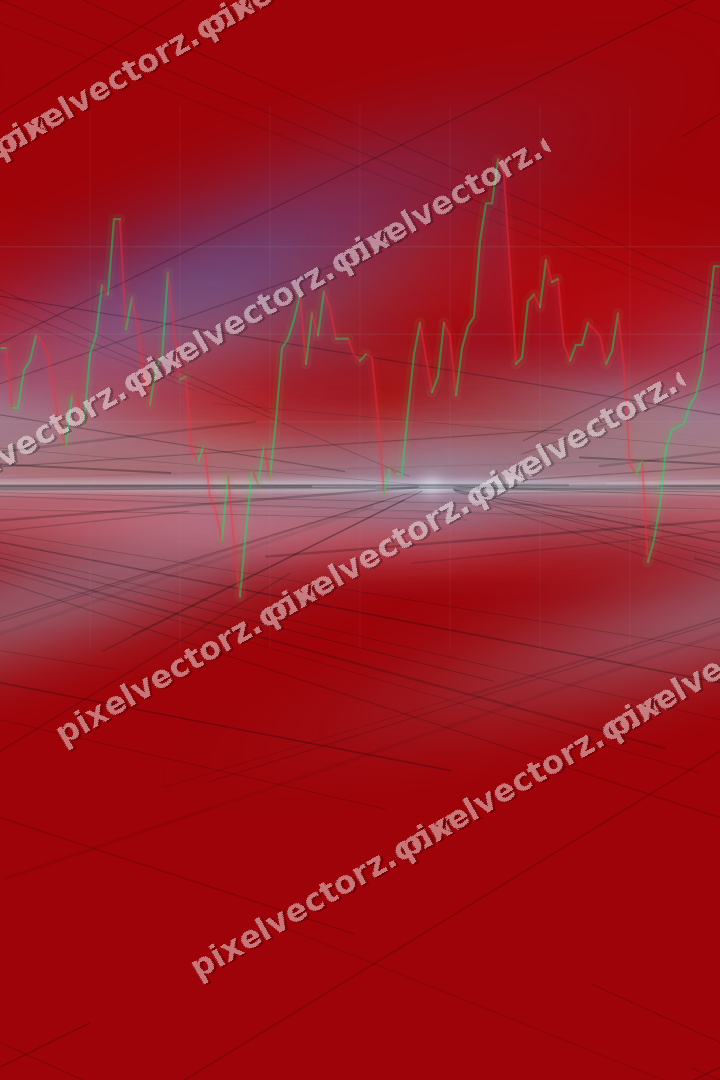 Nahtloser Neon Diagramm Hintergrund in Blau und Rot