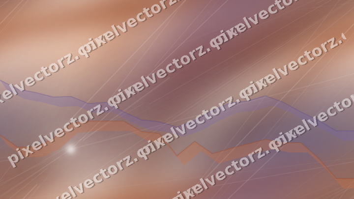 Nahtloser Pastell Diagramm Hintergrund in Orange und Blau