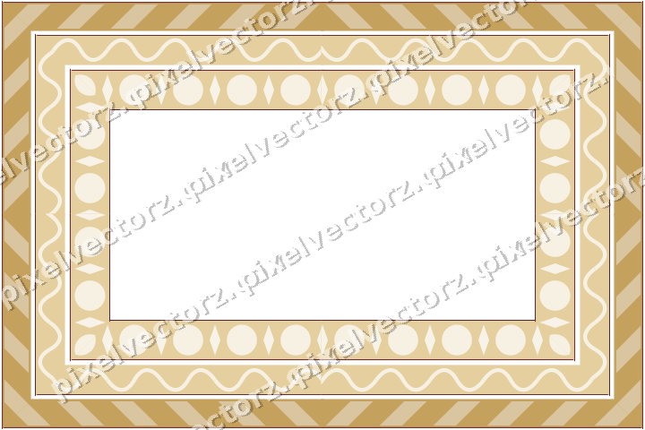 Decorative picture frame border in dark pink and red with wave band