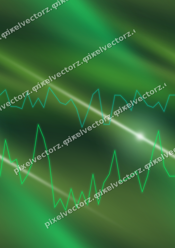 Nahtloser Neon Diagramm Hintergrund in Grün und Limette