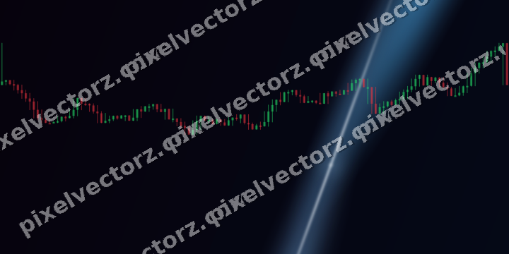 Leuchtender Neon Diagramm Hintergrund in Türkis und Blau