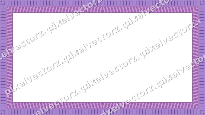 Decorative picture frame border in purple and blue with diagonal band