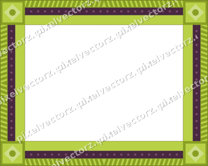 Decorative picture frame border in dark magenta with diagonal band