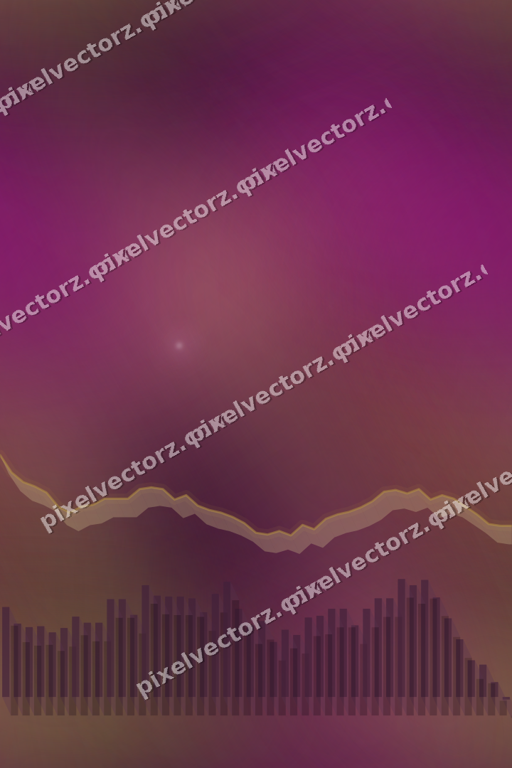 Nahtloser Neon Diagramm Hintergrund in Magenta und Bernstein