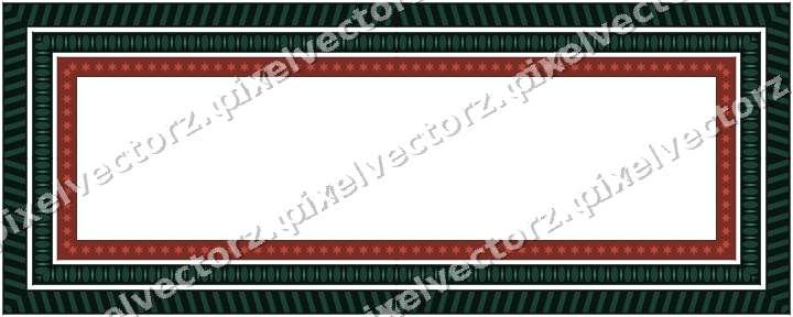 Decorative picture frame border in dark red with egg and dart