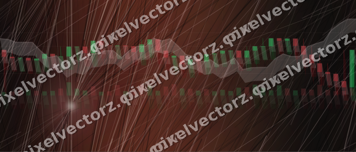 Nahtloser Neon Diagramm Hintergrund in Rot und Bernstein