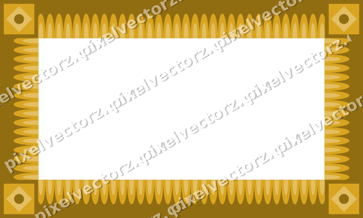 Decorative picture frame border in amber and purple with scale band