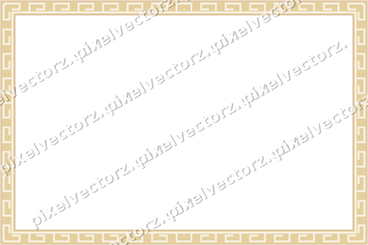 Decorative picture frame border in dark pink and red with greek key