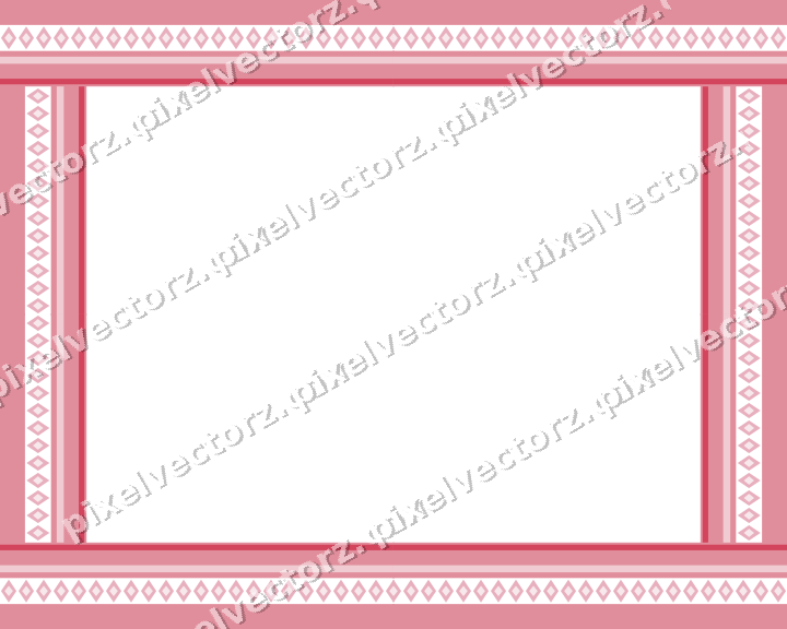 Decorative picture frame border in pale pink with diamond band