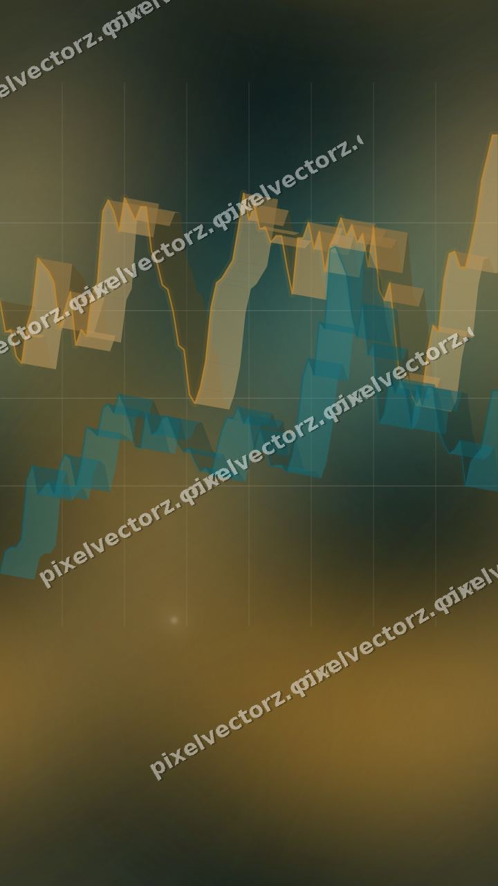 Nahtloser Neon Diagramm Hintergrund in Bernstein und Petrol