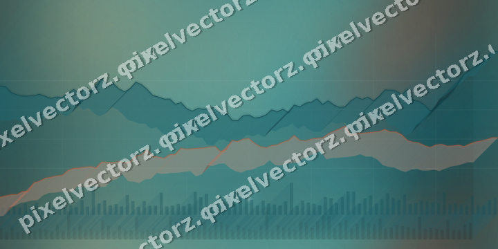 Nahtloser Neon Diagramm Hintergrund in Petrol und Orange