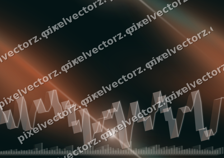 Nahtloser Neon Diagramm Hintergrund in Orange und Petrol