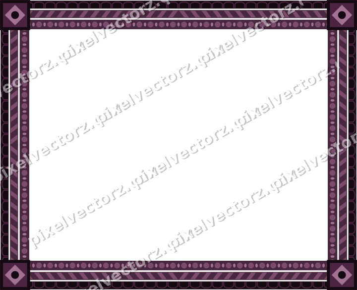 Decorative picture frame border in dark magenta with diagonal band