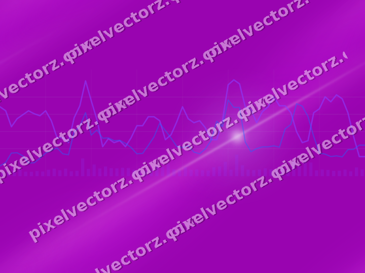 Nahtloser Neon Diagramm Hintergrund in Violett und Blau