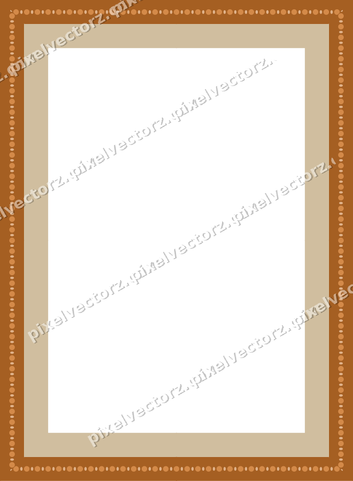 Decorative picture frame border in orange and amber with bead and reel
