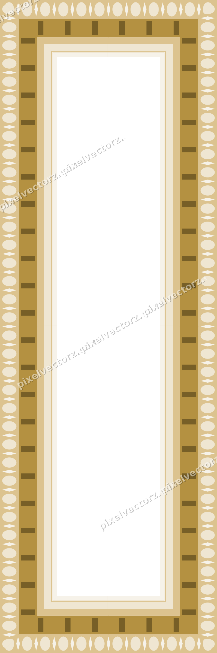 Decorative picture frame border in dark magenta with egg and dart
