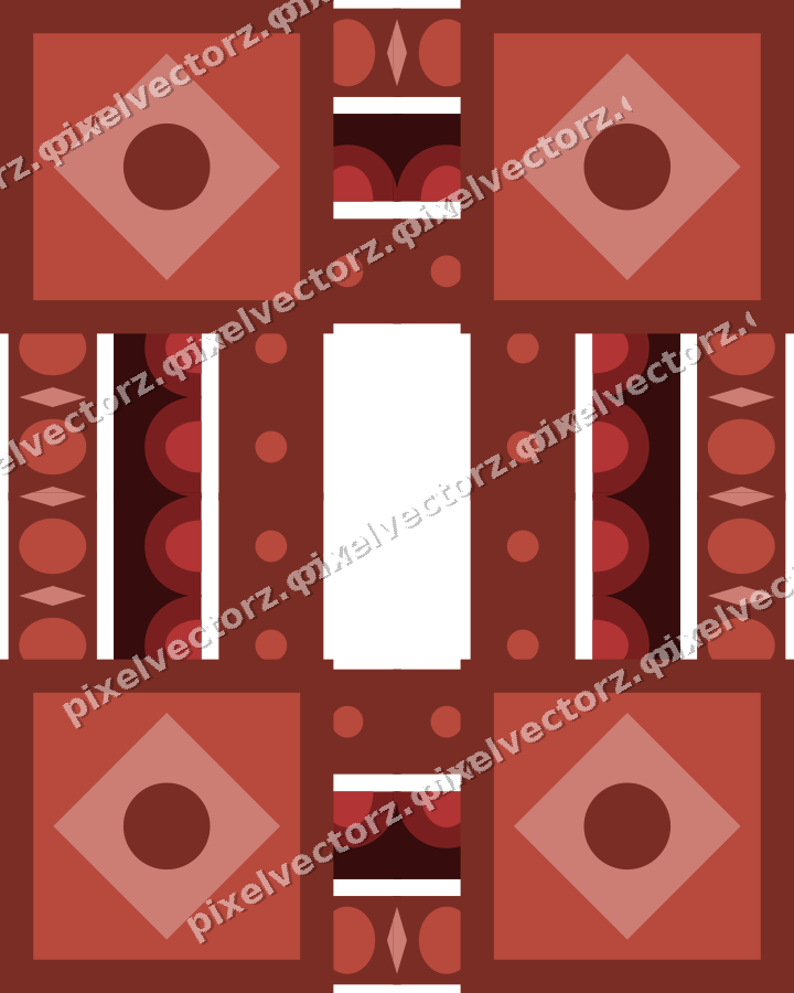 Decorative picture frame border in dark red with egg and dart