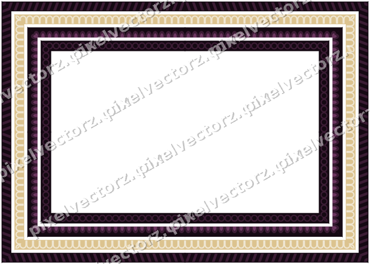Decorative picture frame border in dark magenta with diagonal band