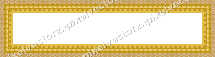 Decorative picture frame border in amber with ring chain