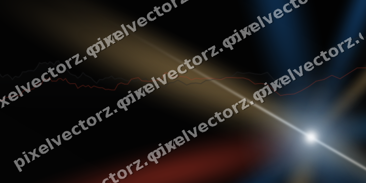 Leuchtender Neon Diagramm Hintergrund in Blau und Rot
