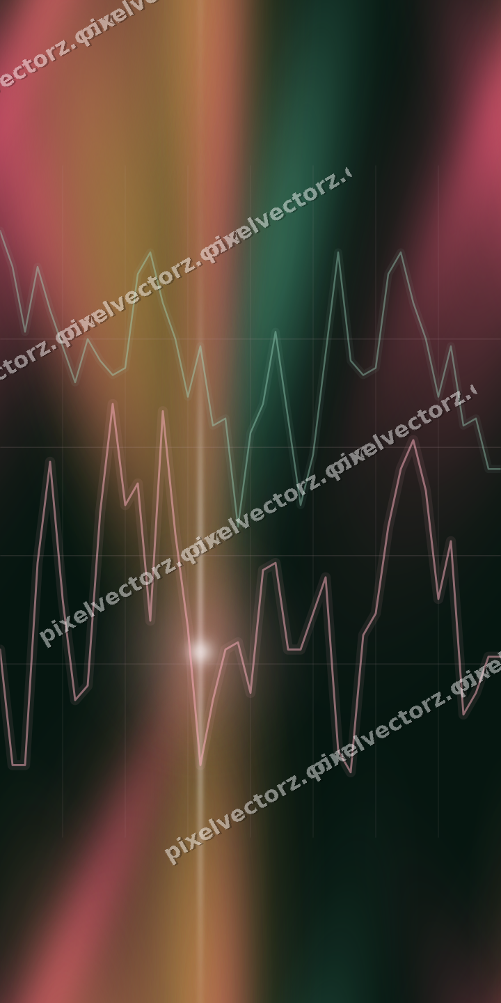 Nahtloser Neon Diagramm Hintergrund in Rosa und Bernstein