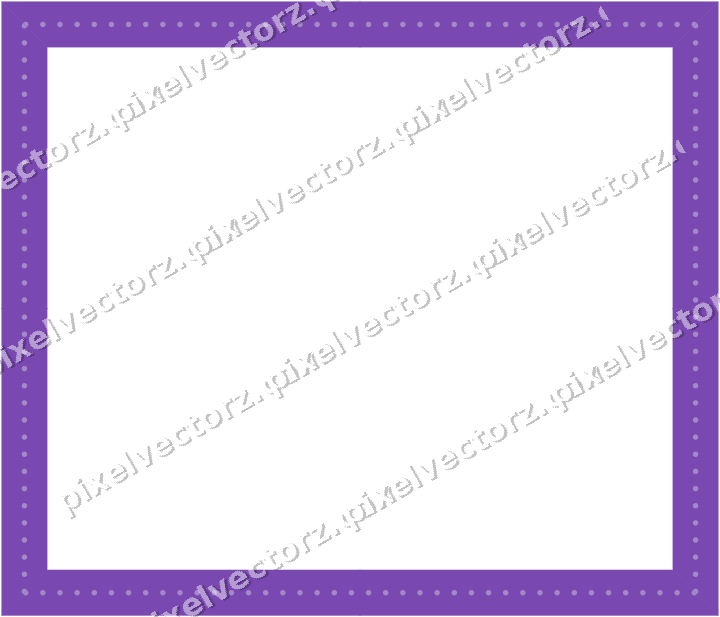 Decorative picture frame border in purple and blue with dot row