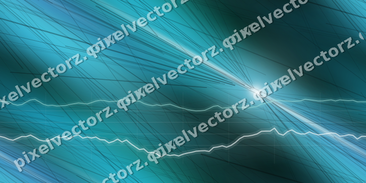 Nahtloser Neon Diagramm Hintergrund in Türkis und Petrol