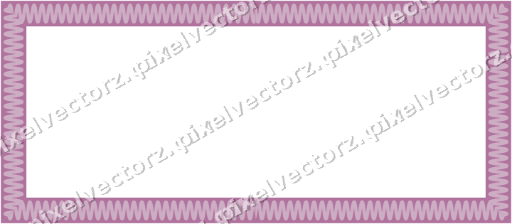 Decorative picture frame border in purple and blue with wave band
